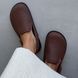 КЛОГИ З ПЛЕТЕНОЇ ШКІРИ BROWN-PLTN-36-002 фото 3