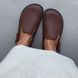КЛОГИ З ПЛЕТЕНОЇ ШКІРИ BROWN-PLTN-36-002 фото 4