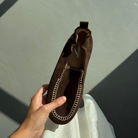 МОКАСИНИ ЖІНОЧІ MOCCASIN W-LOF-MCSN-LEA-SUE-CHO-36 фото
