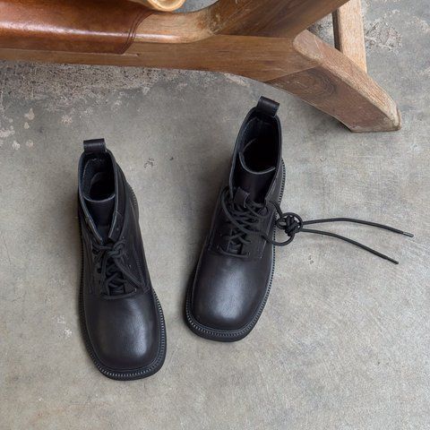 COMBAT BOOTS WOMAN-CBOTS-BLACK-SKR-36-002 фото