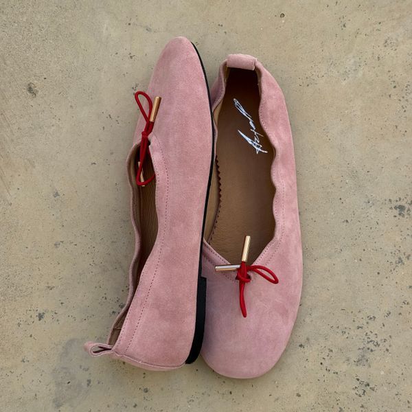БАЛЕТКИ З БАНТОМ BAL-BANT-PINK-36-006 фото
