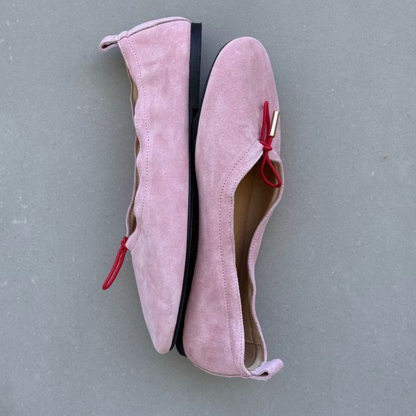 БАЛЕТКИ З БАНТОМ BAL-BANT-PINK-36-006 фото