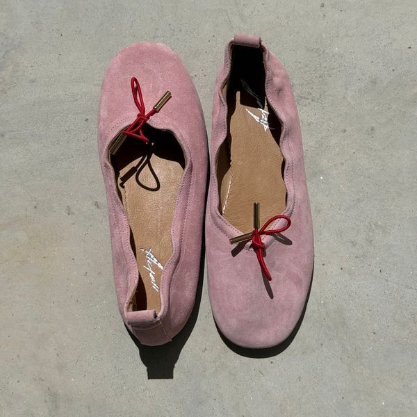 БАЛЕТКИ З БАНТОМ BAL-BANT-PINK-36-006 фото