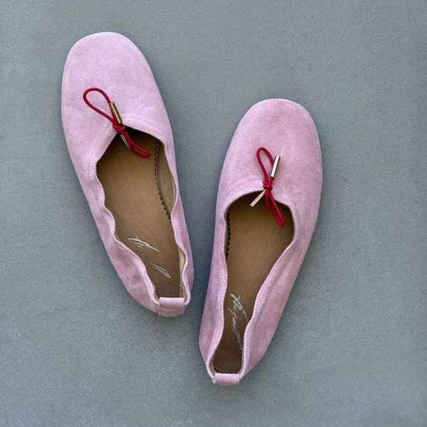 БАЛЕТКИ З БАНТОМ BAL-BANT-PINK-36-006 фото